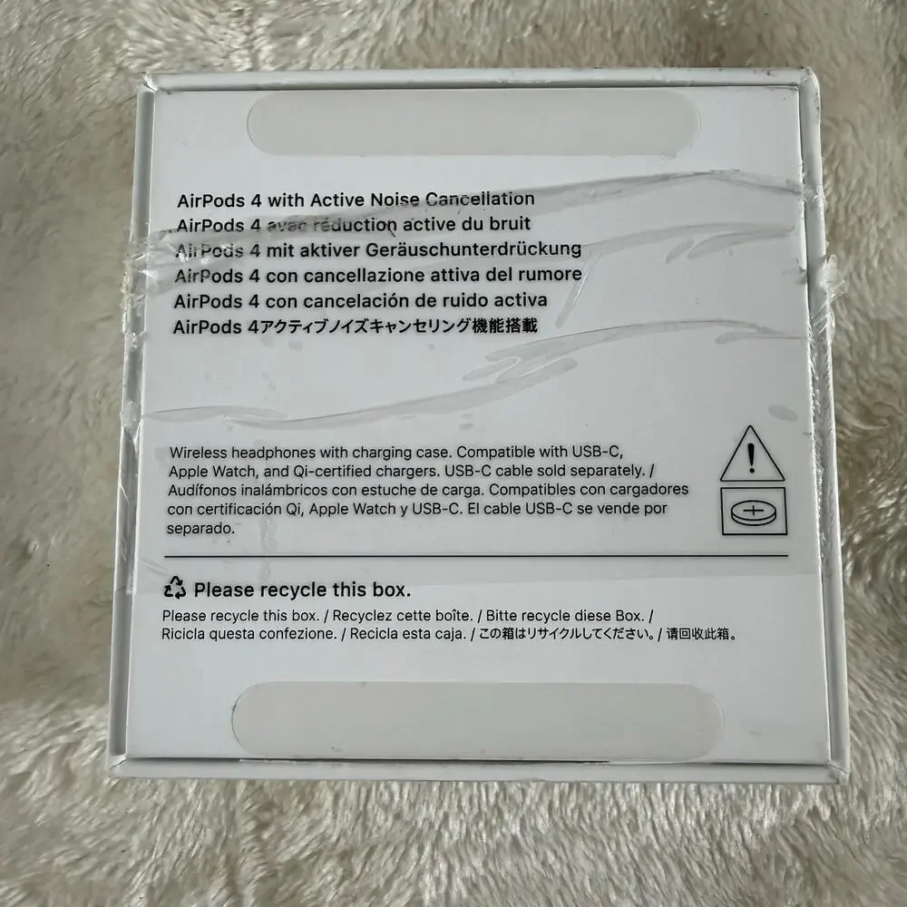 Apple Airpods 4 w/ Active Noise Cancellation A3055, A3056, A3059 Open Box